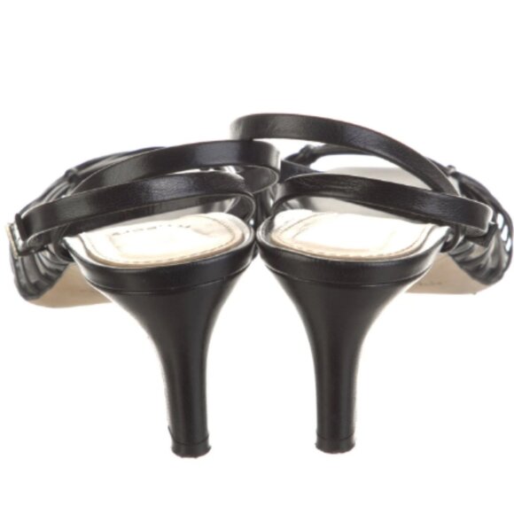 Theory Leather Slingback Sandals - Picture 4 of 5